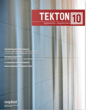 portada revista Tekton 10 de Exiplast a color