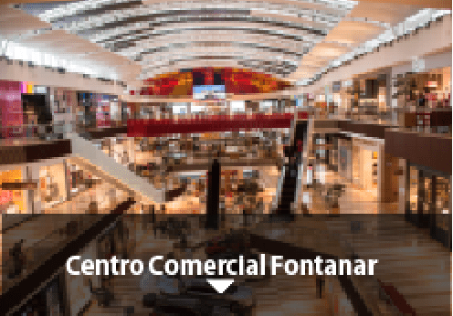 solución cubiertas de Exiplast en centro comercial Fontanar