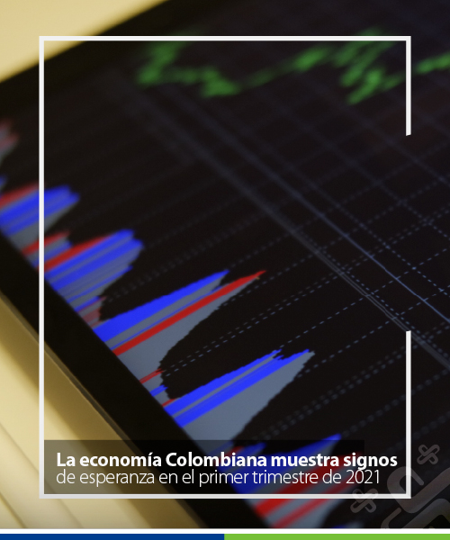 De la mano de la industria, la economía Colombiana se levanta en el primer trimestre de 2021.