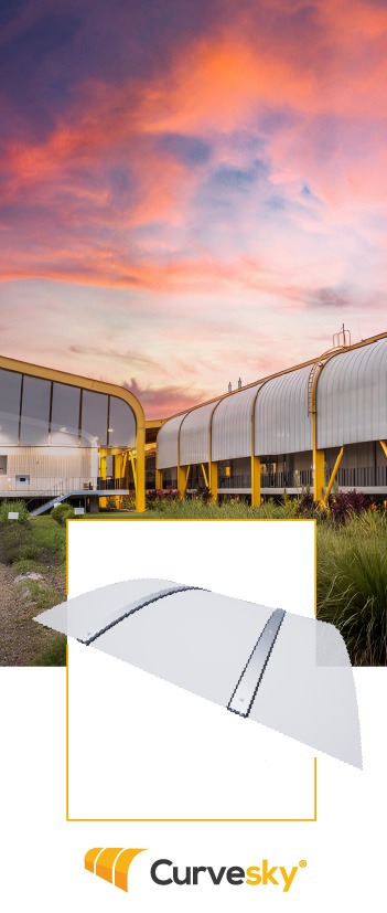 Curvesky: Laminados traslucidos para fachada.