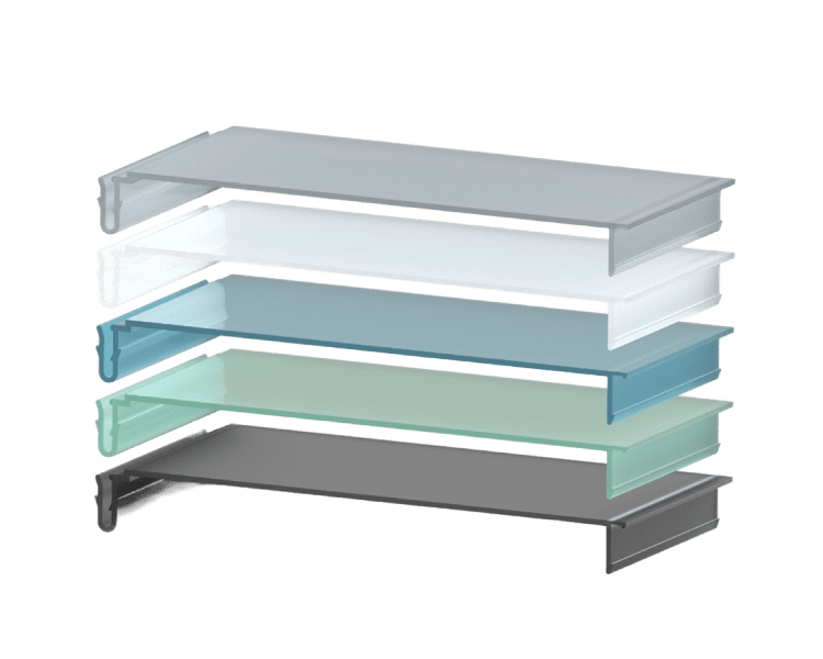 Fabricado en policarbonato macizo luxzowall - u