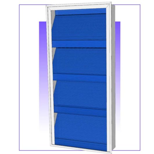 Fachadas con ventilación en policarbonato.